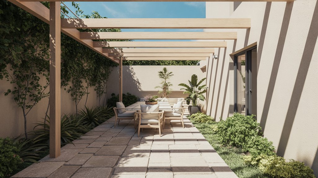 expand space with pergolas