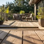 low maintenance composite decking material