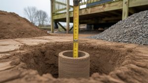 deck footing depth requirements