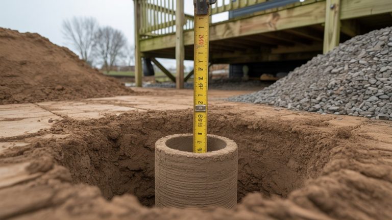 deck footing depth requirements