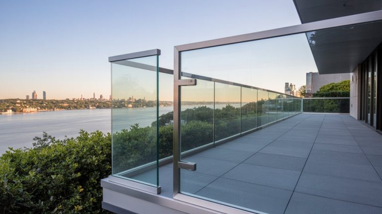 hudson view glass railings