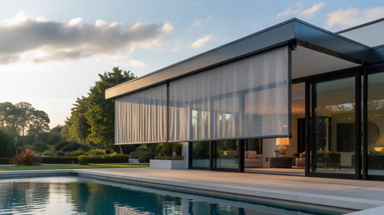 motorized screens for privacy