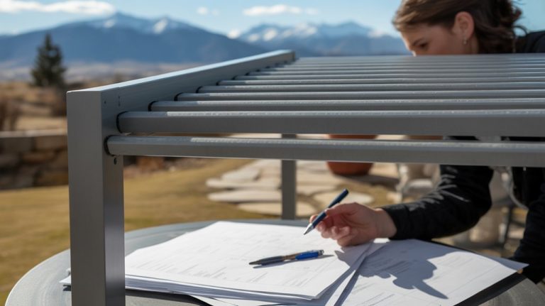aluminum pergolas permit requirements