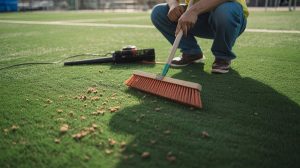 artificial turf requires maintenance