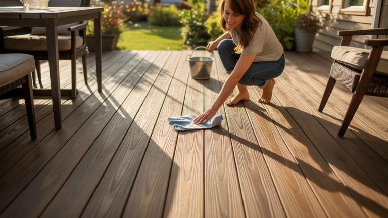 composite decking requires maintenance