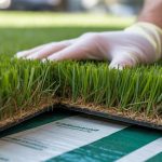 concealing artificial grass seams