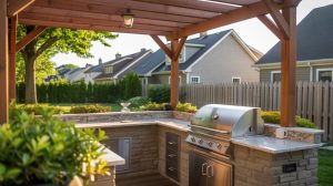 outdoor kitchens gaining popularity