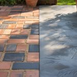 paver patios vs etched concrete