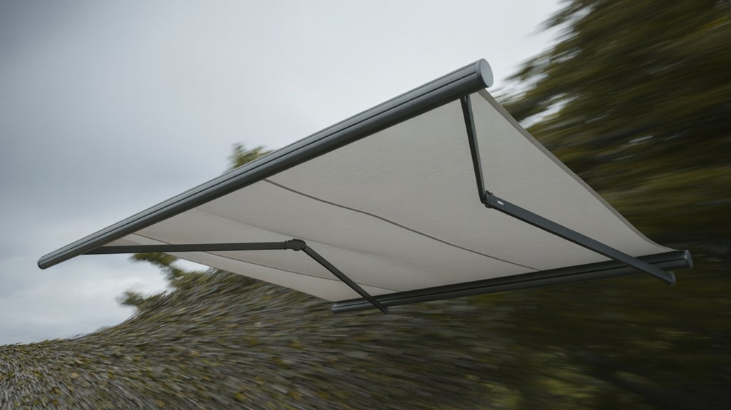 retractable awning wind resistance