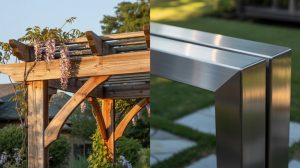 wooden vs aluminum pergolas