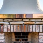 coastal outdoor fireplace materials